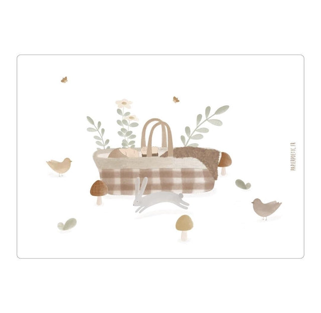 Carte berceau "forêt enchantée"