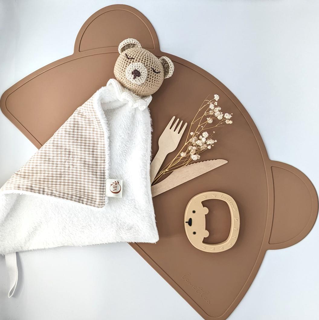 Set de table en silicone • Ourson