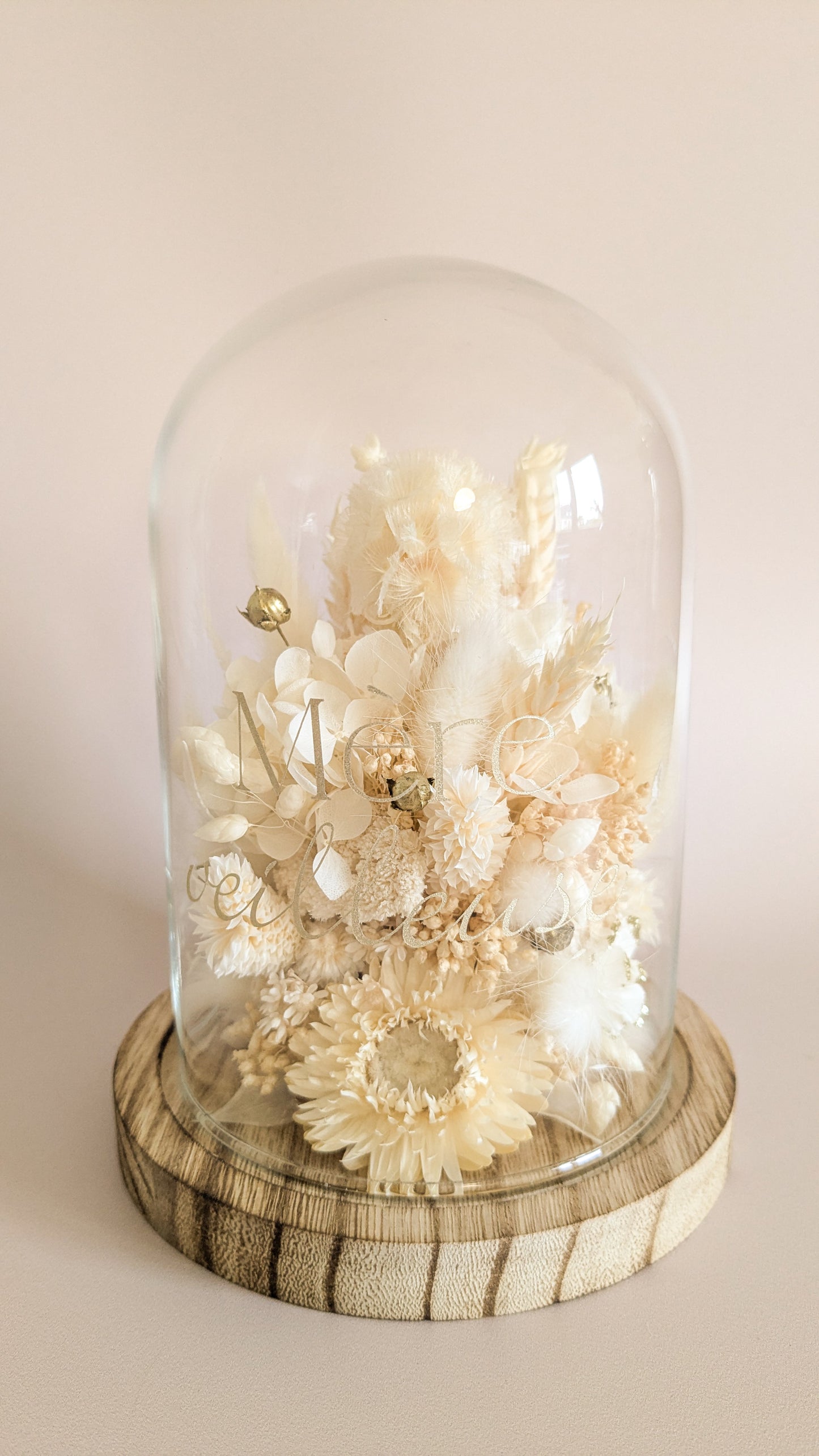 Cloche fleurie personnalisable