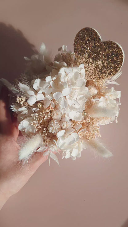 Composition de fleurs séchées • Bouquet de fleurs séchées