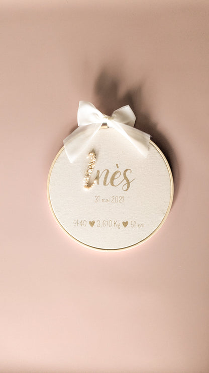 Tambour de naissance "Mes petits chiffres"