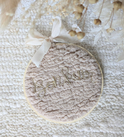 Collection douceur absolue • Tambour décoratif avec mots doux