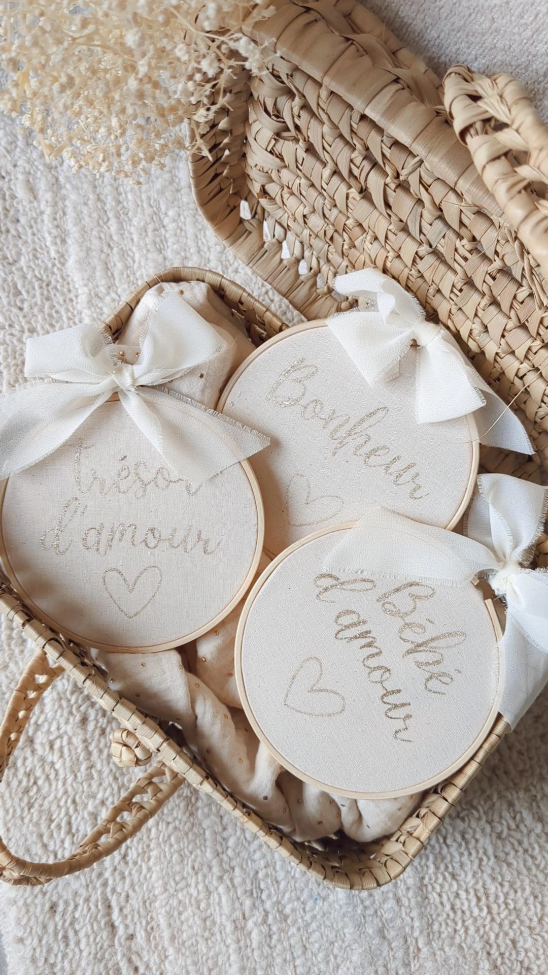 Tambour décoratif chambre de bébé • Annonce grossesse