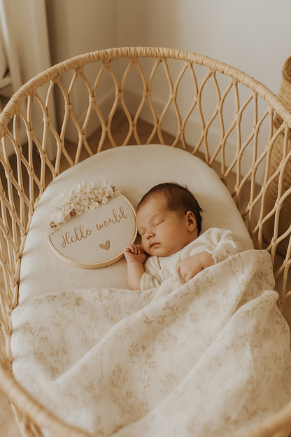 Tambour Hello World | Annonce naissance | Cadeau baby shower