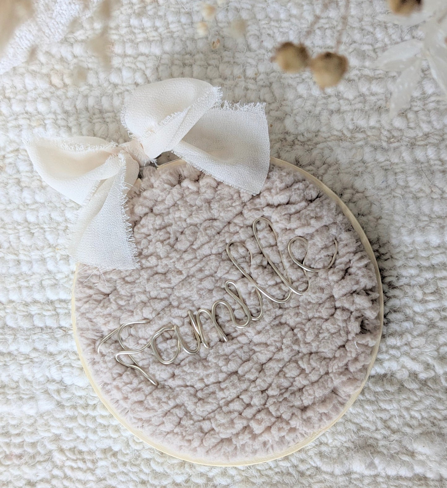 Collection douceur absolue • Tambour décoratif avec mots doux