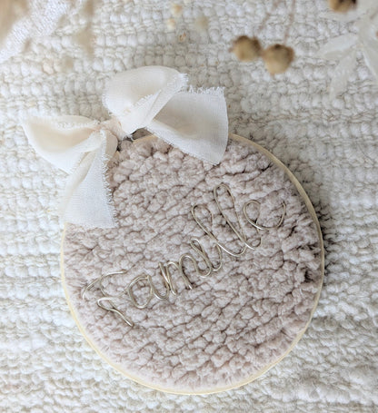 Collection douceur absolue • Tambour décoratif avec mots doux