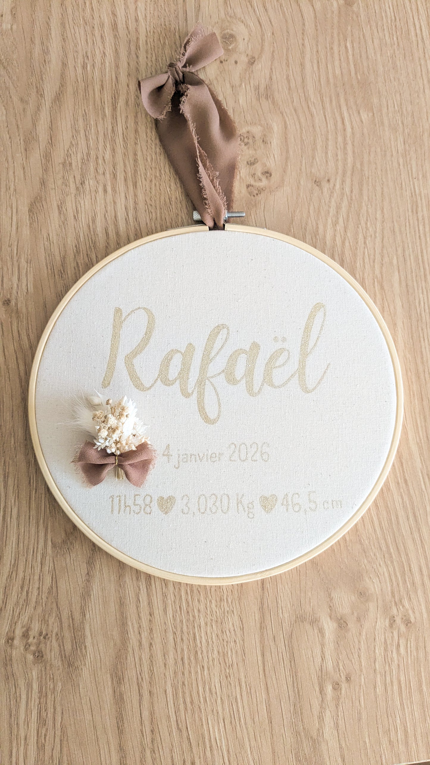 Tambour de naissance "Mes petits chiffres"