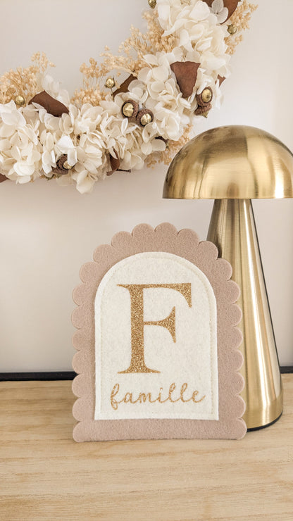 Mini arche en feutrine personnalisable
