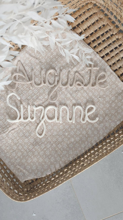 Prénom ou mot en tricotin