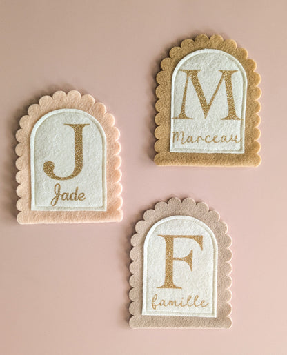 Mini arche en feutrine personnalisable