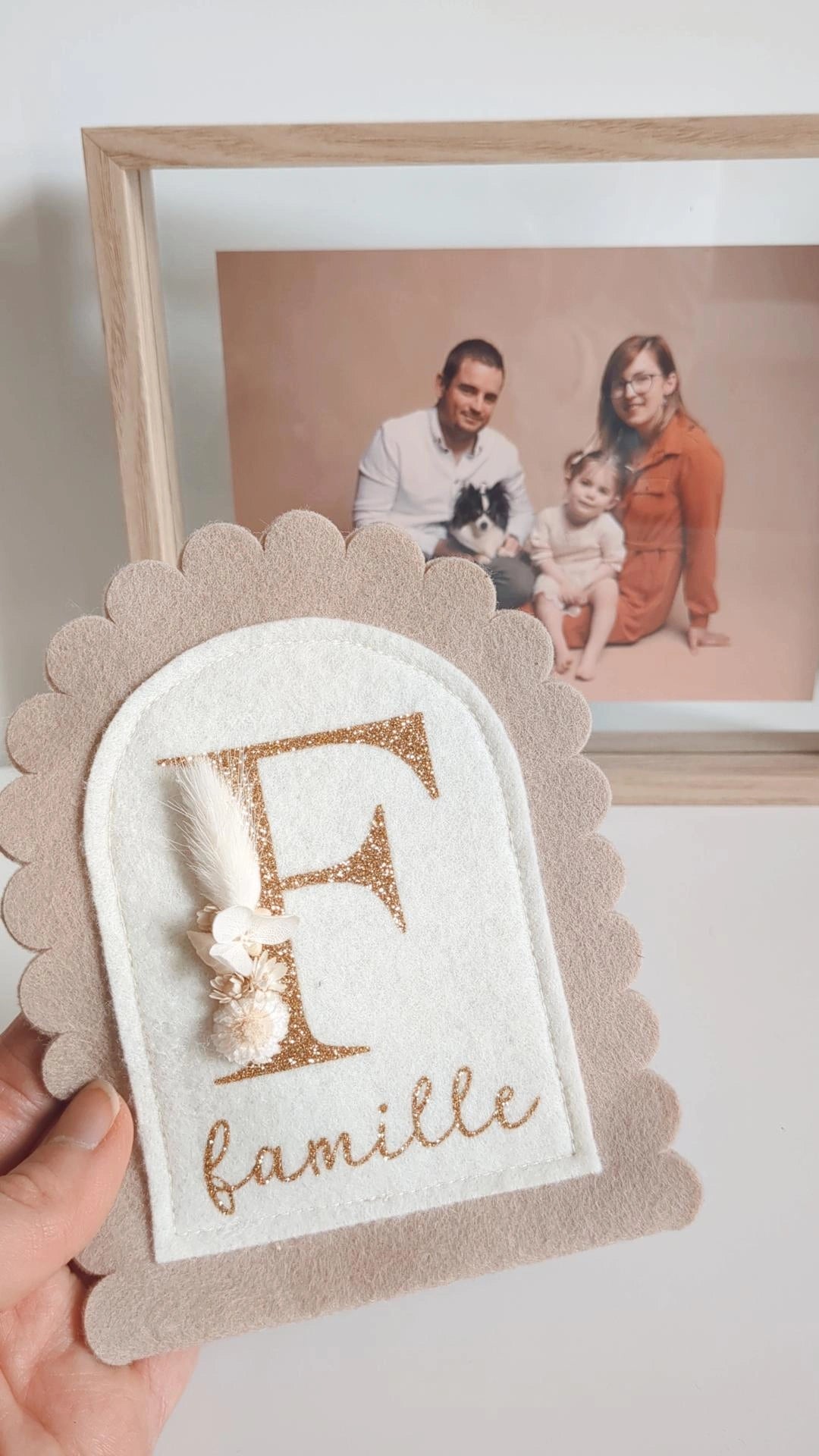 Mini arche en feutrine personnalisable