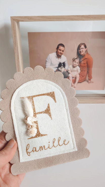 Mini arche en feutrine personnalisable