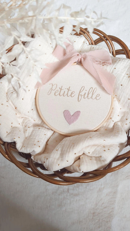 Tambourin Gender Reveal • Déco chambre bébé • Annonce sexe de bébé