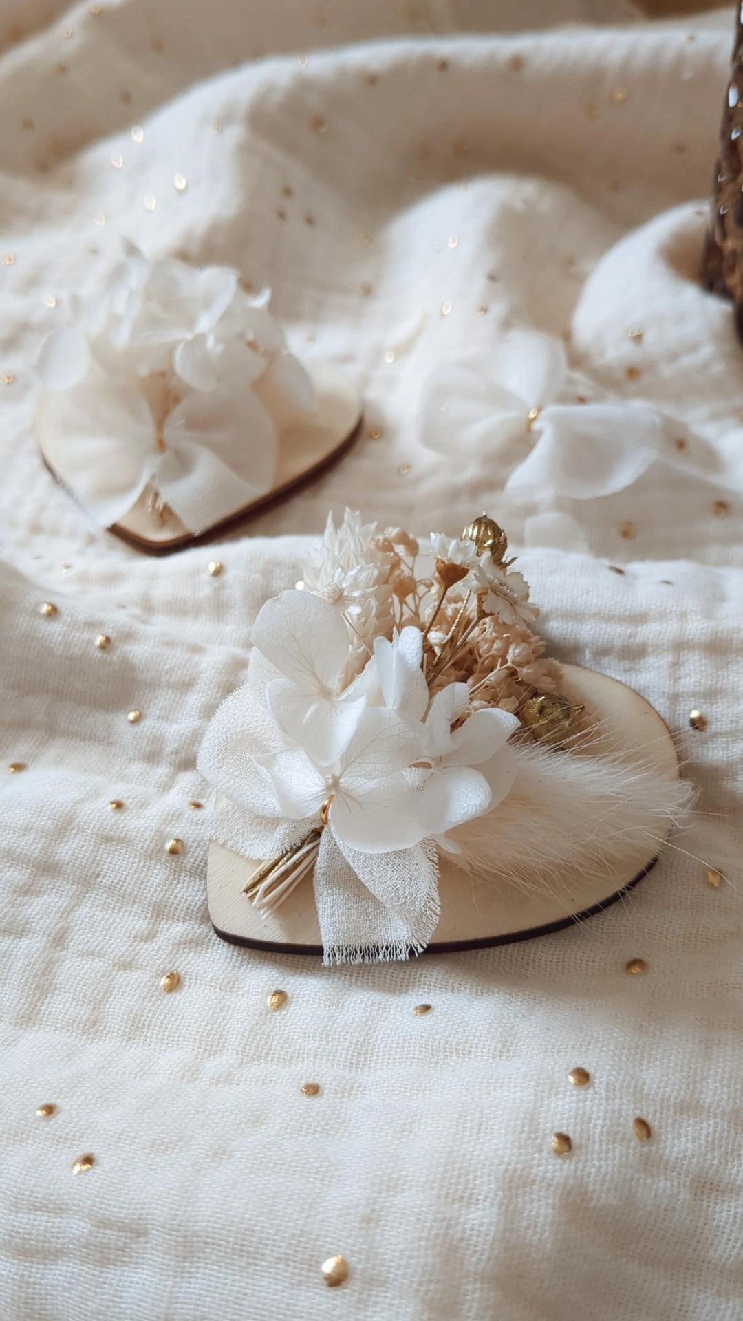 Magnet fleuri • Cadeau fin d'année • Cadeau invité