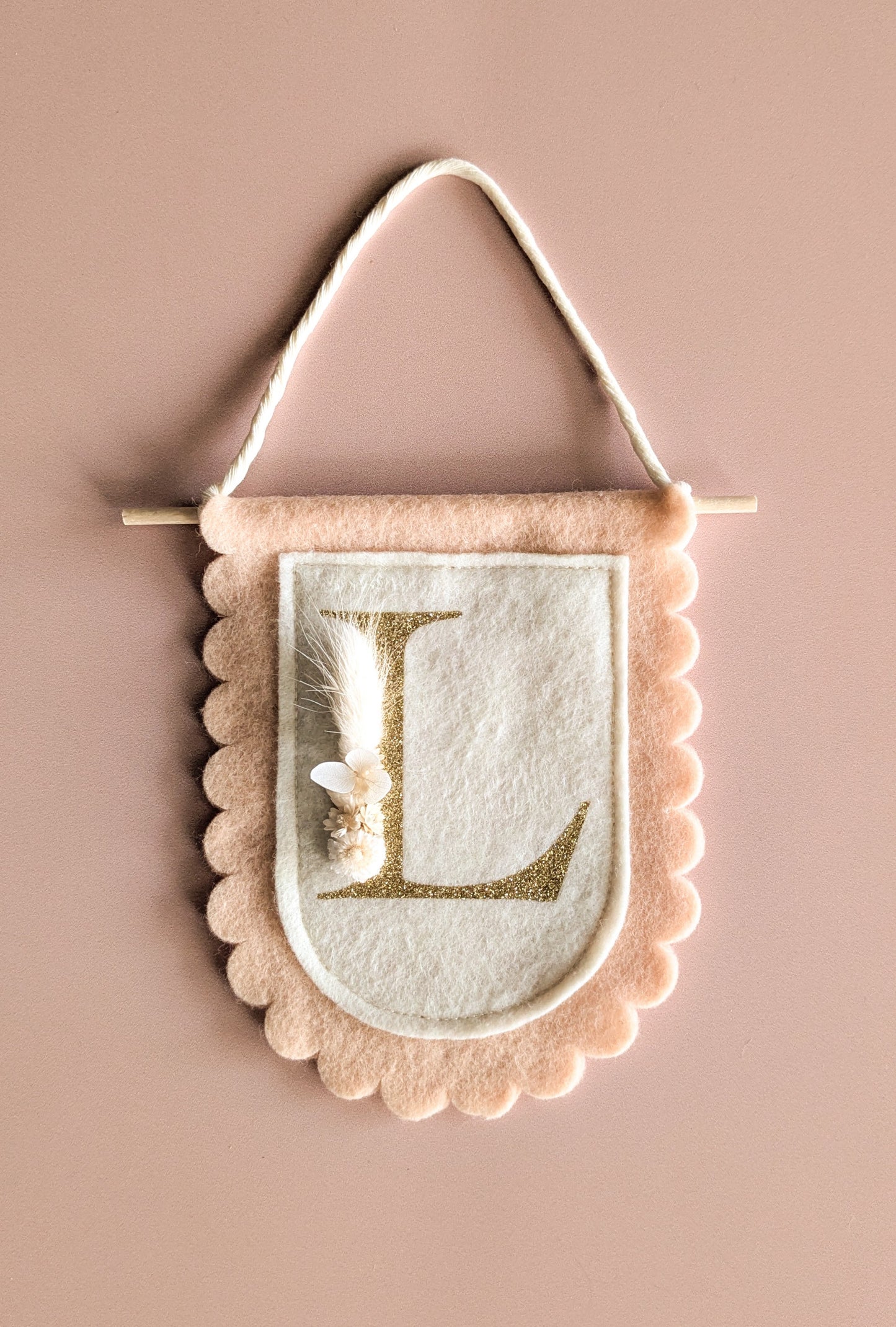Mini fanion en feutrine personnalisable