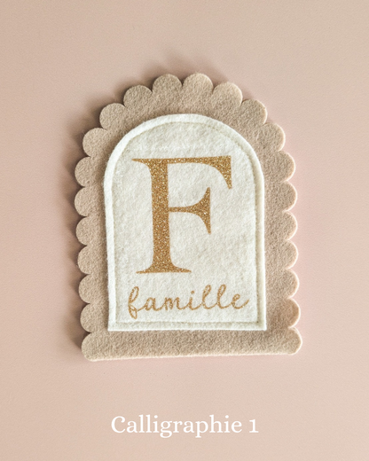 Mini arche en feutrine personnalisable
