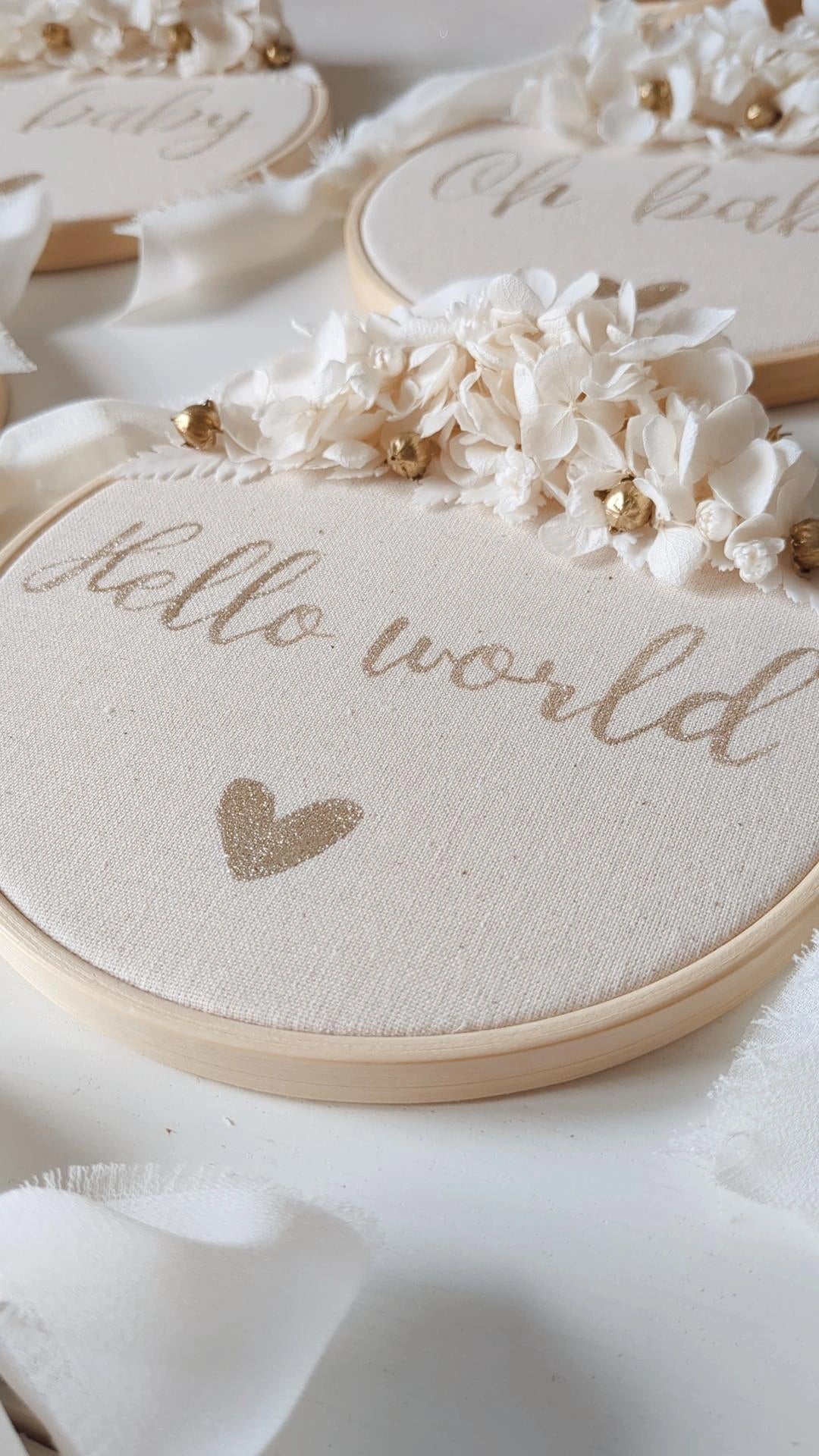 Tambour Hello World | Annonce naissance | Cadeau baby shower