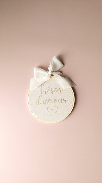 Tambour décoratif chambre de bébé • Annonce grossesse