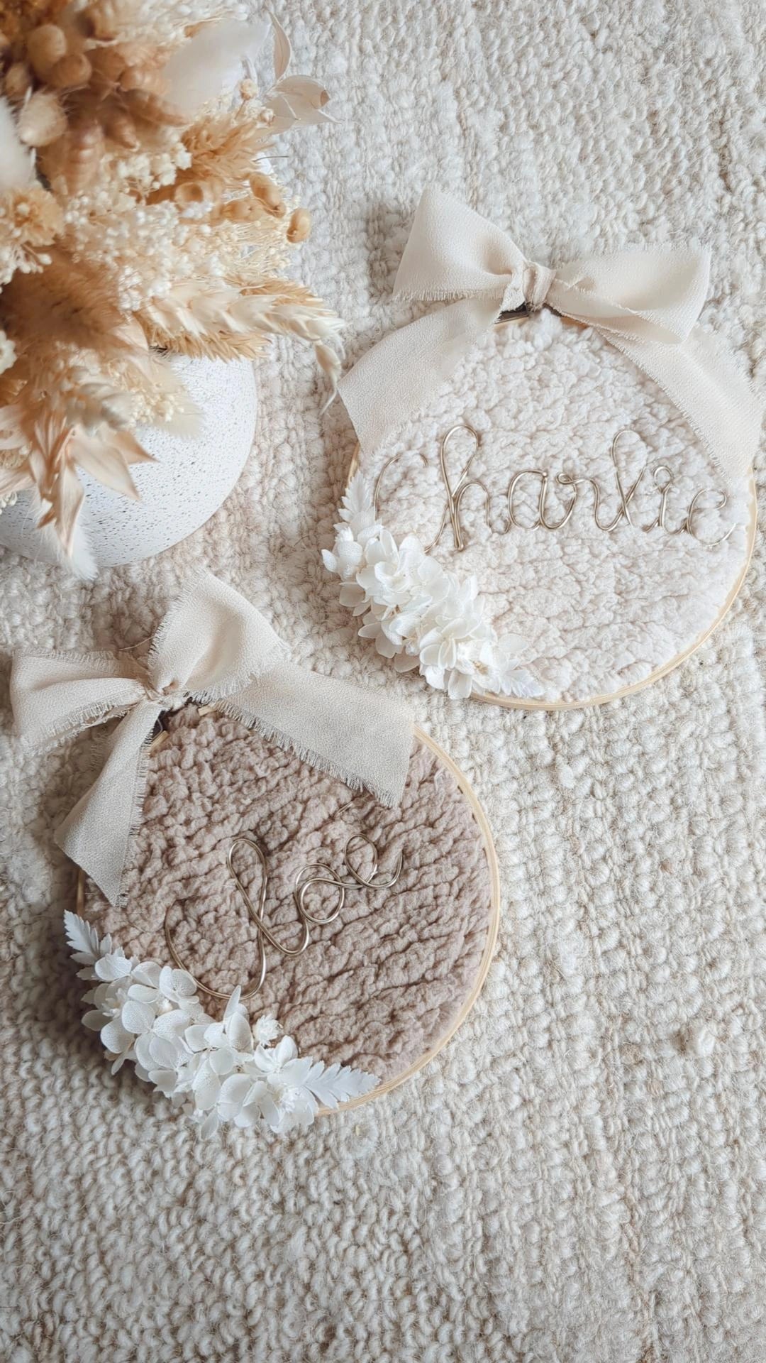 Collection douceur absolue • Tambour décoratif avec mots doux