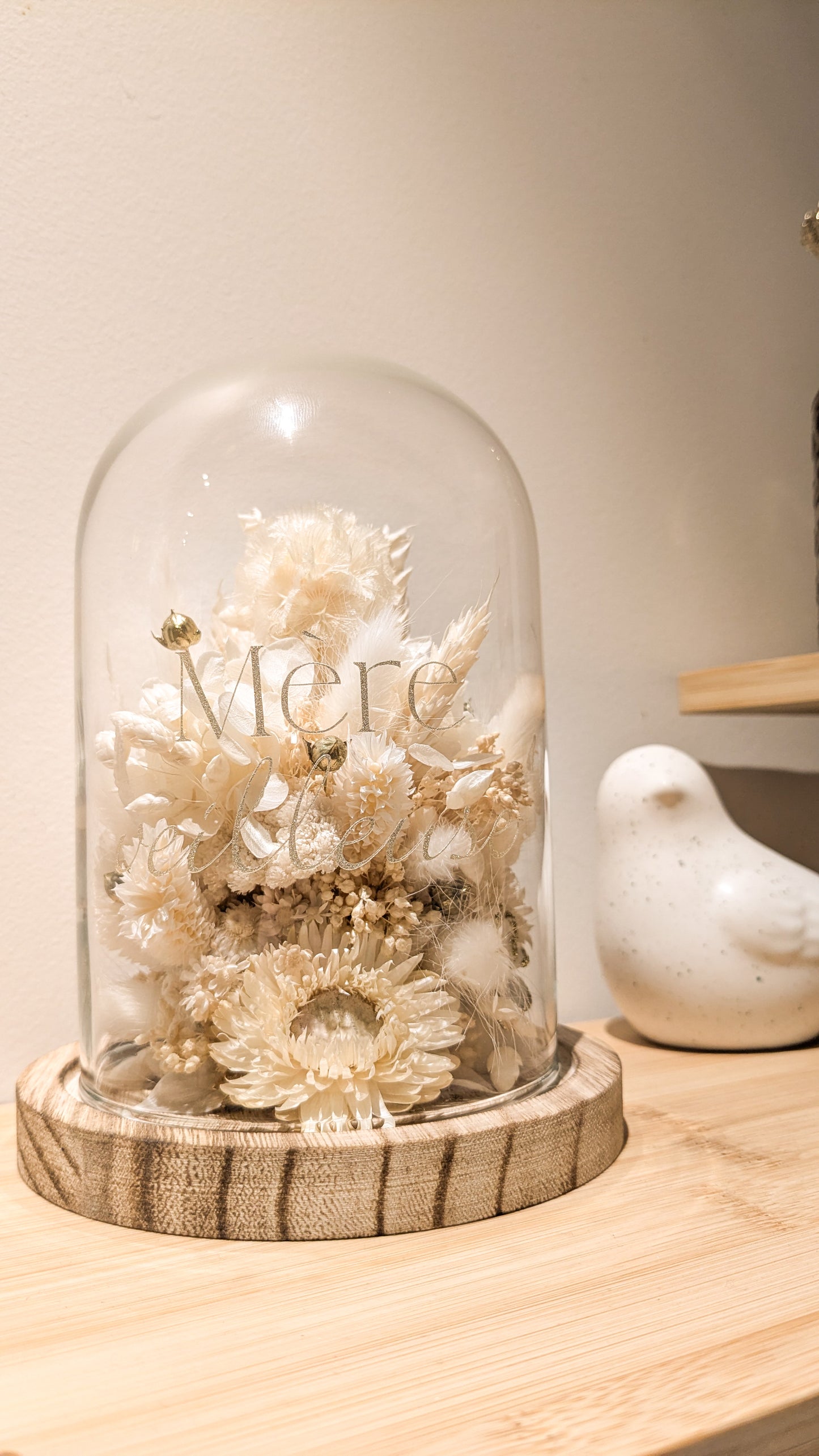 Cloche fleurie personnalisable