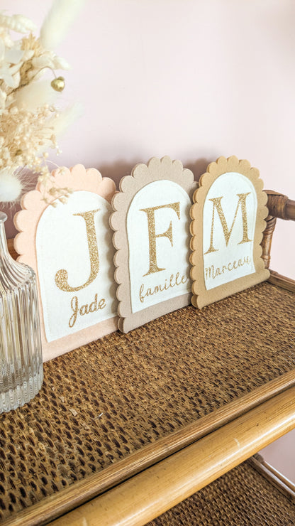 Mini arche en feutrine personnalisable