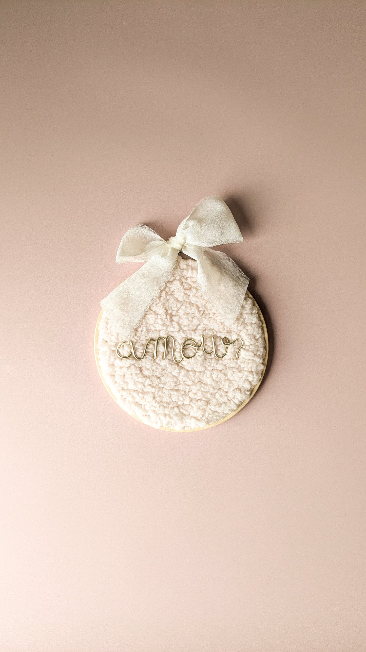 Collection douceur absolue • Tambour décoratif avec mots doux